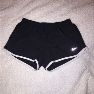 black nike shorts